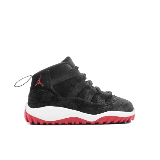 Jordan 11 Retro TD Bred Velvet Black Gym Red White