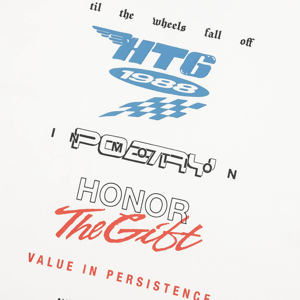 Persistence Race Tee White