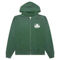 Valley Rider Hooded Sweatshirt Washed Forest Green