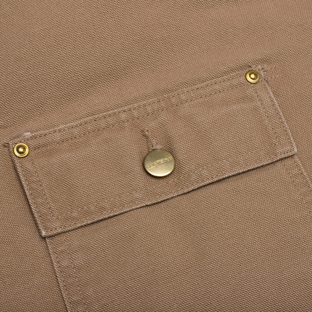 OG Chore Coat Aged Canvas Peanut Black