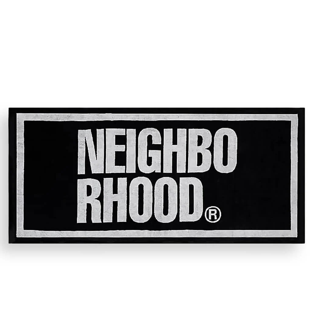 Logo Bath Towel Black