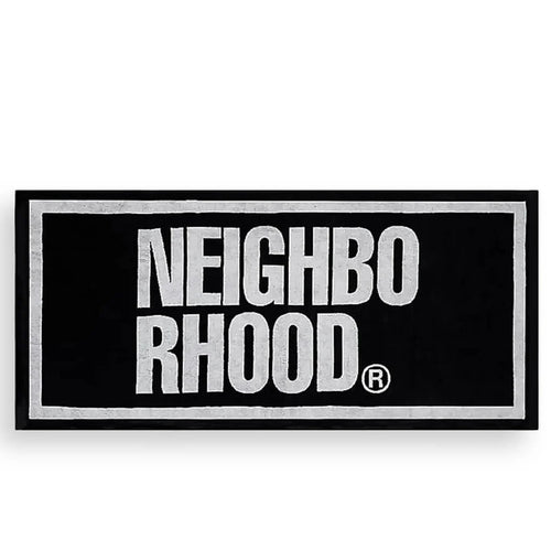 Logo Bath Towel Black