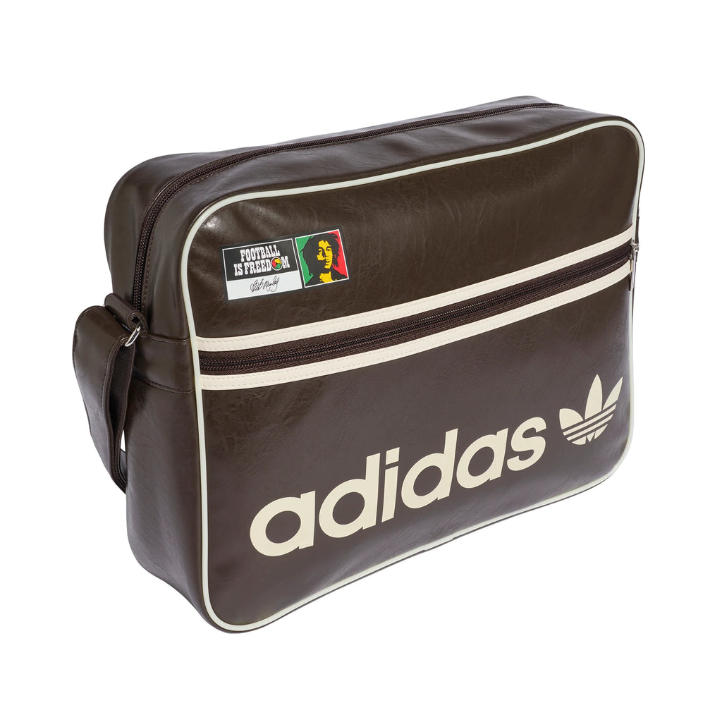 adidas Bob Marley Airliner Shoulder Bag Brown White