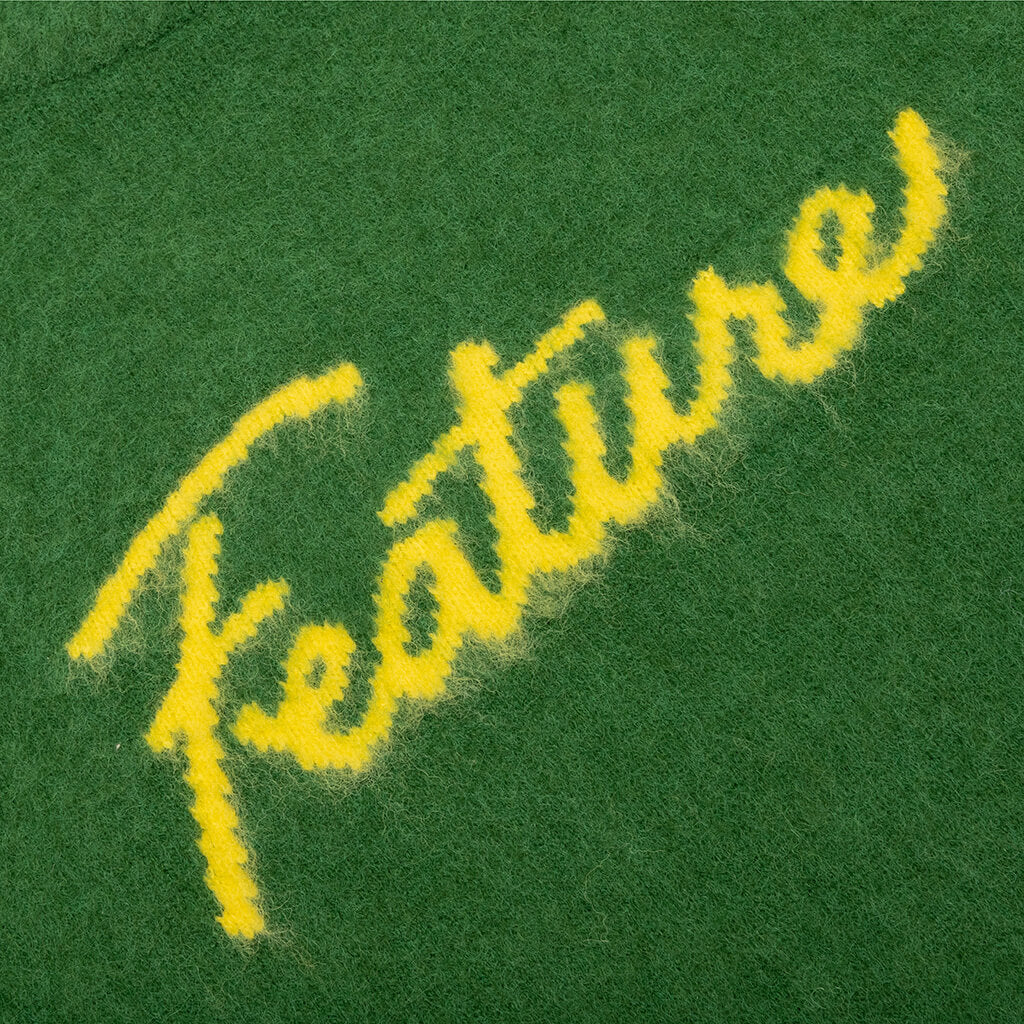 Script Logo Sweater Green