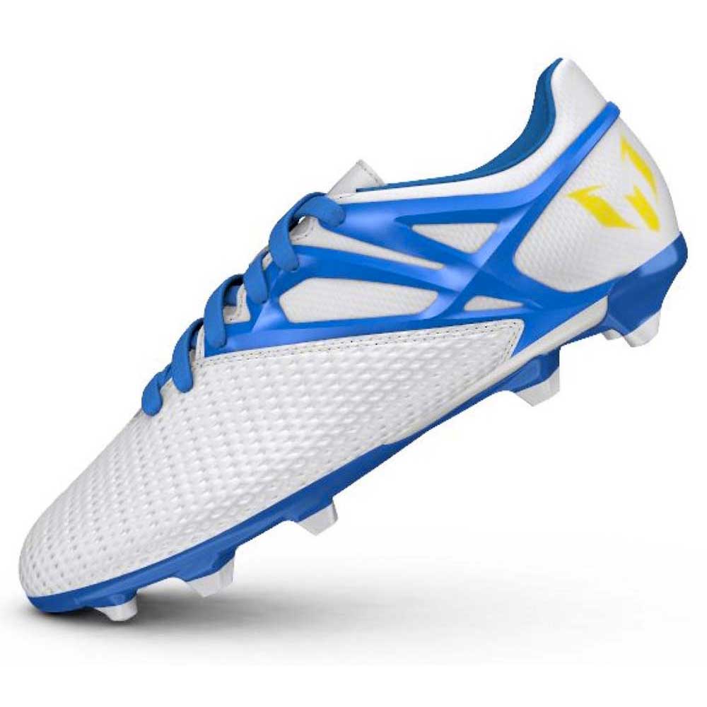 adidas Messi 153 FG AG White Blue Yellow