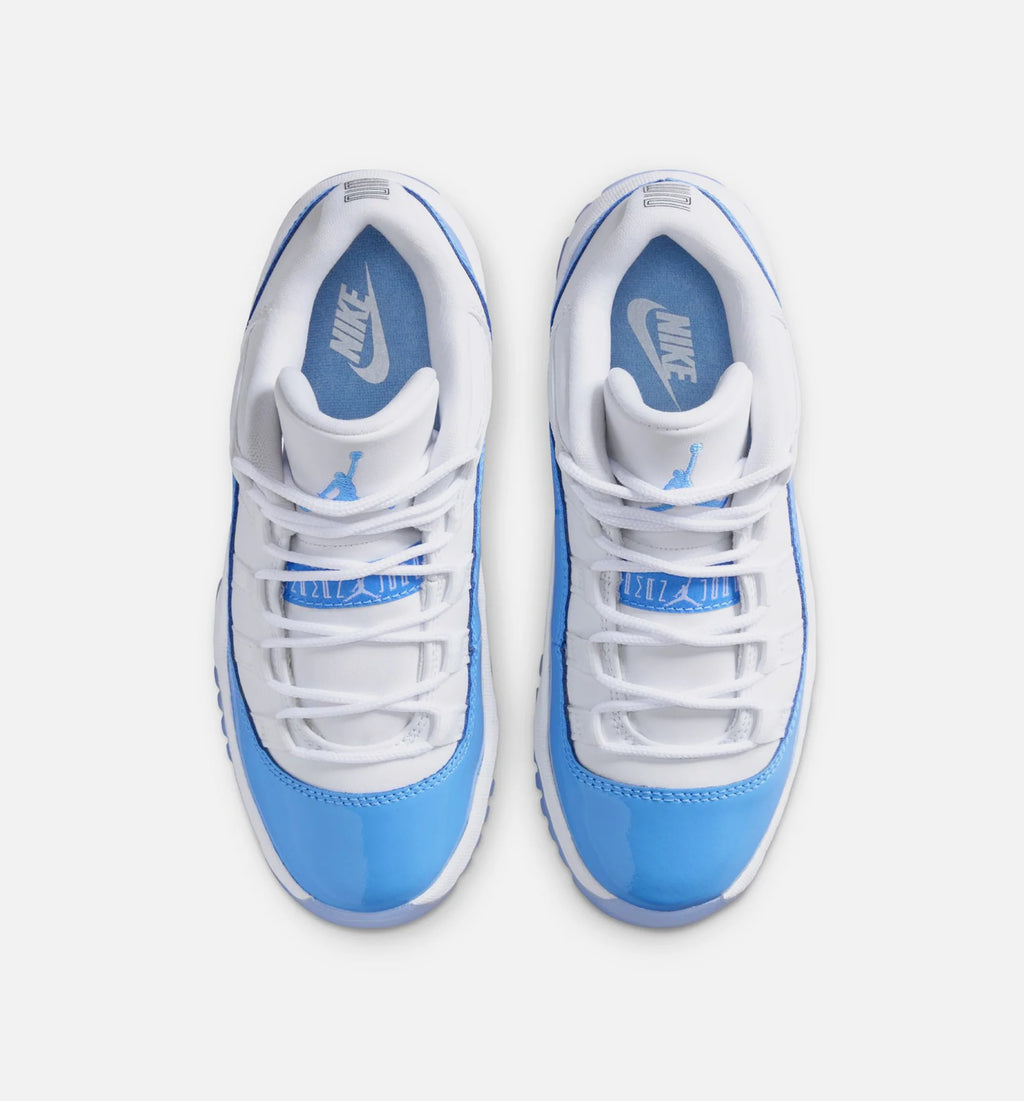 Air Jordan 11 Retro Low University Blue Preschool Lifestyle Shoe White University Blue Black Free Shipping
