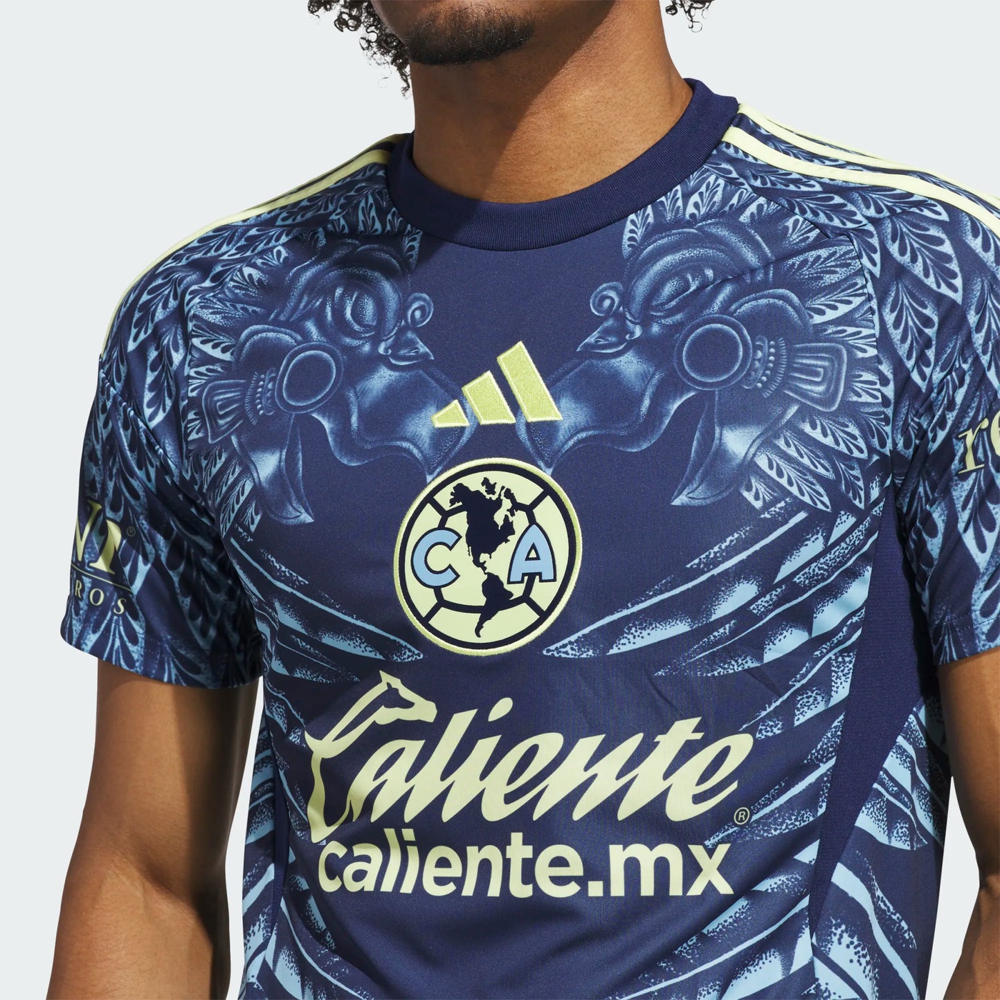 adidas Club América Mens Away Soccer Jersey 25 26 Blue