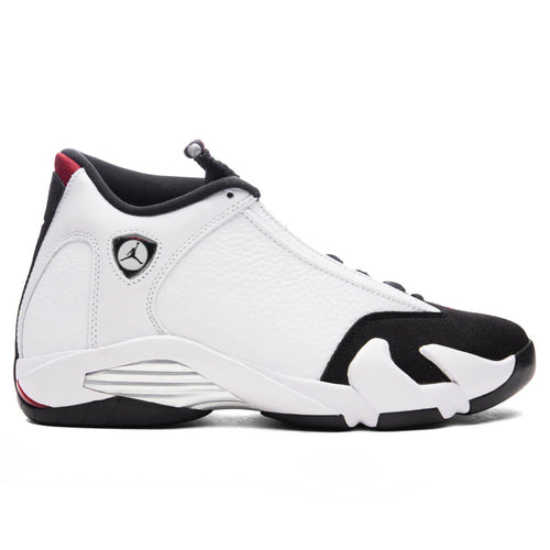 Air Jordan 14 Retro White Varsity Red Black Metallic Silver