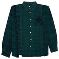 Over Dye 7 Cuts Shirt Green
