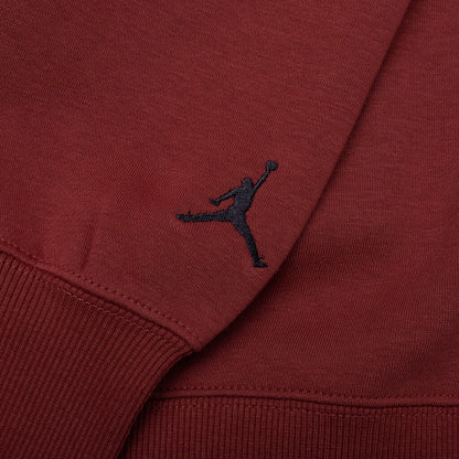 Brooklyn Fleece Holiday Crewneck Redstone Black