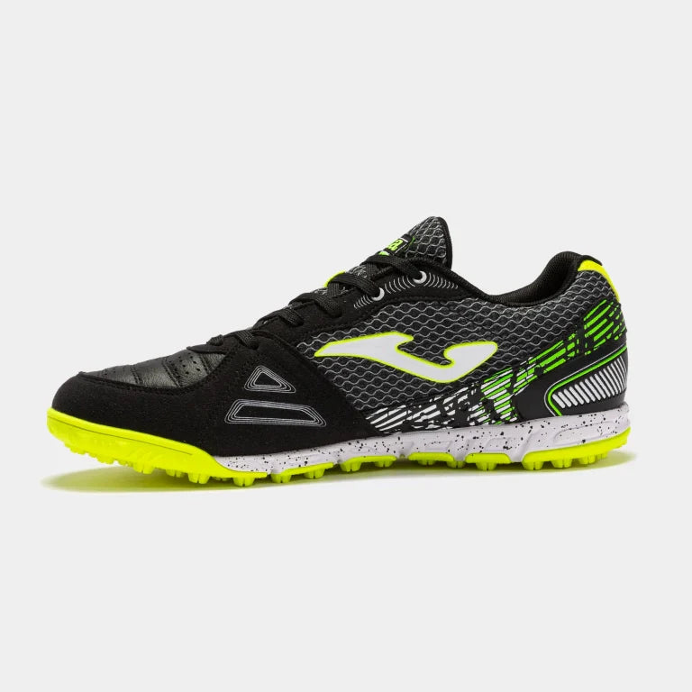 Joma Mundial 2201 TF Mens Soccer Cleats Black Fluo Yellow
