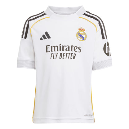 adidas Real Madrid Home Mini Kit Kids 25 26 White