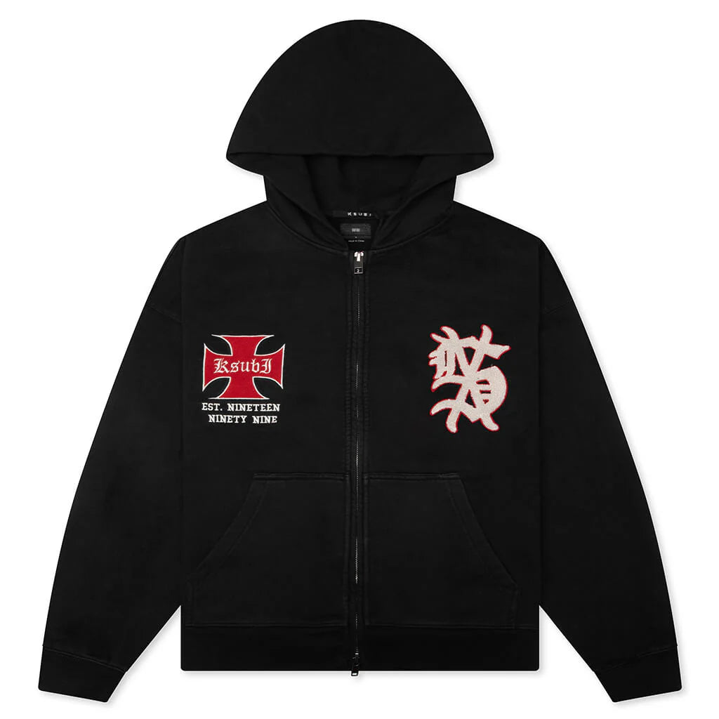 League Ekcess Zip Hoodie Jet Black