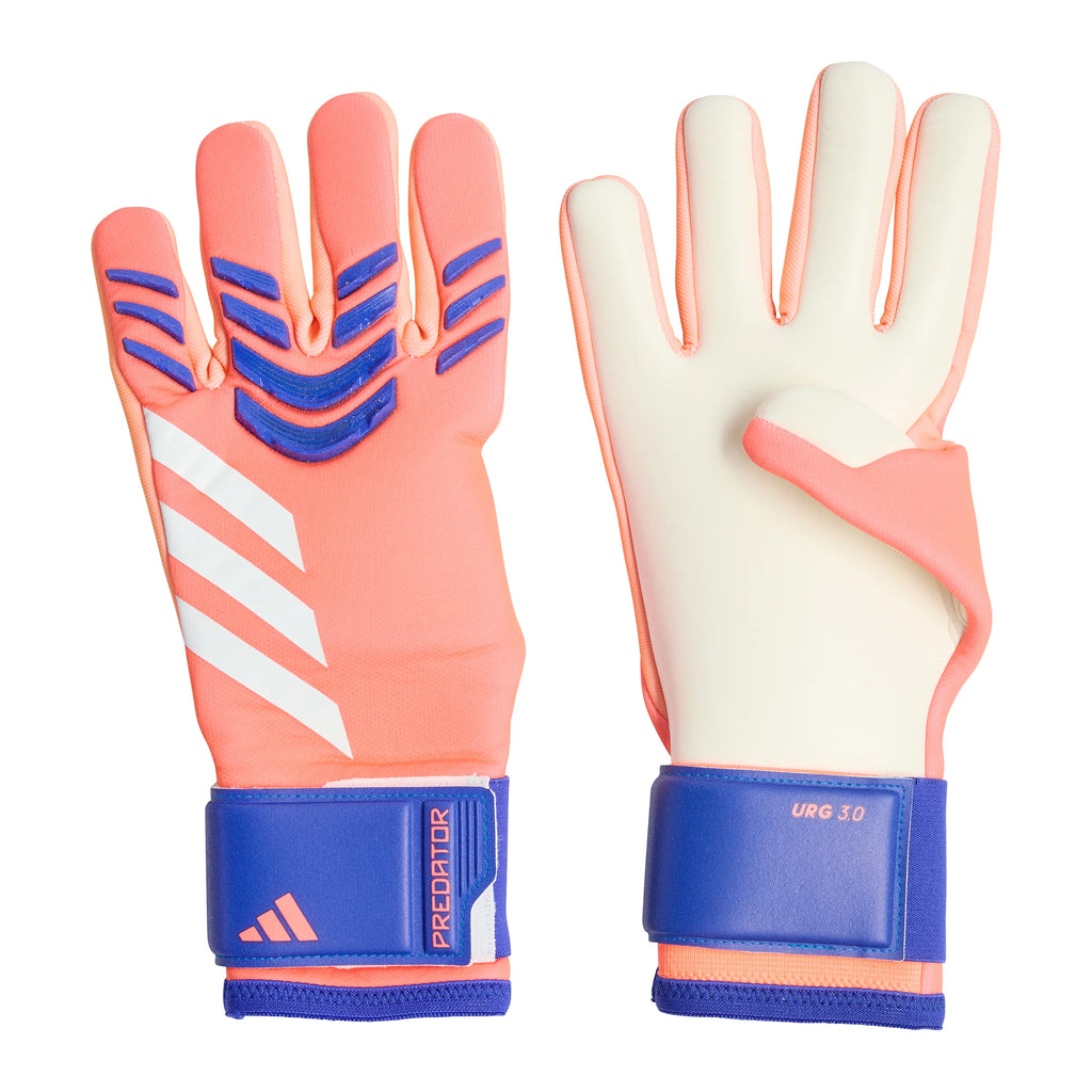 adidas Predator League Goalkeeper Mens Soccer Gloves Orange White Blue