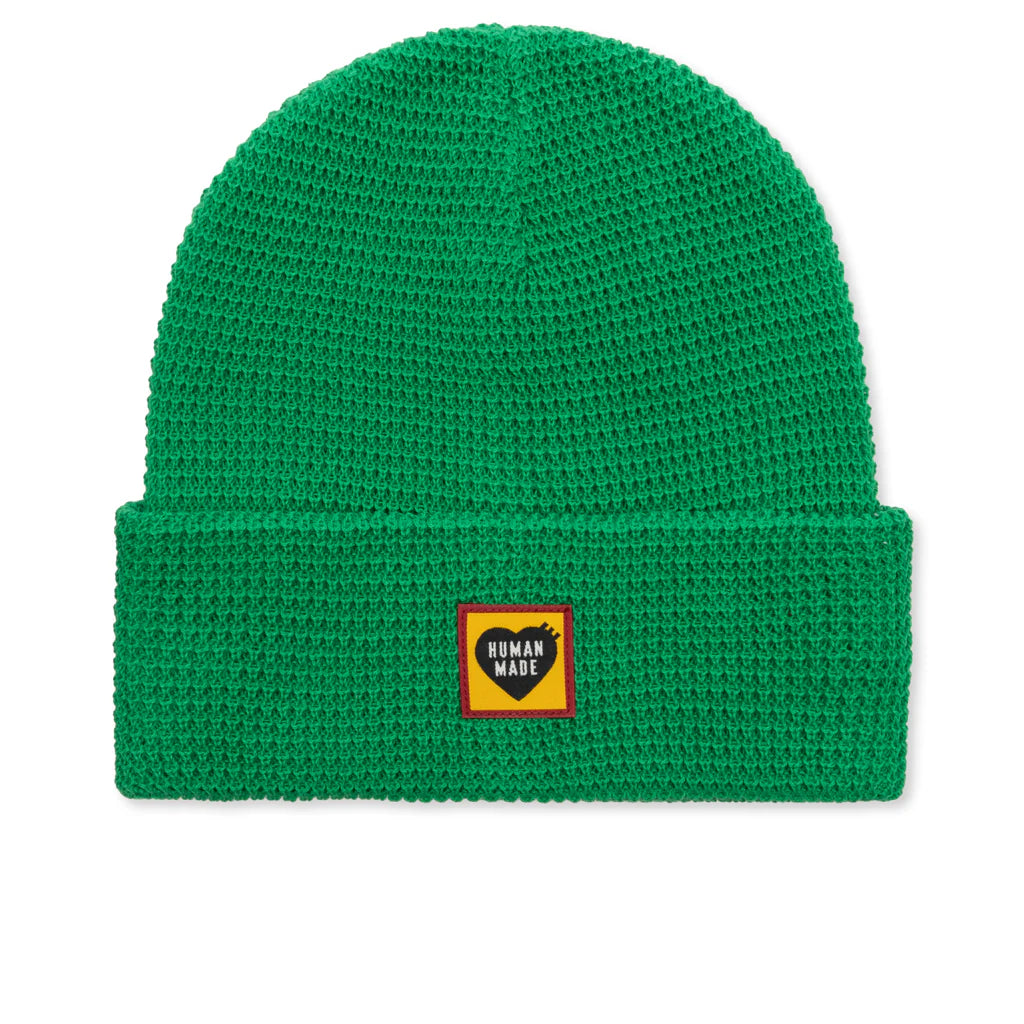 Waffle Beanie Green