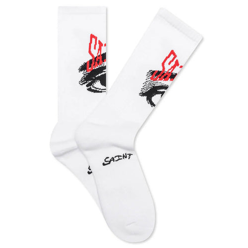 Eyes Socks White