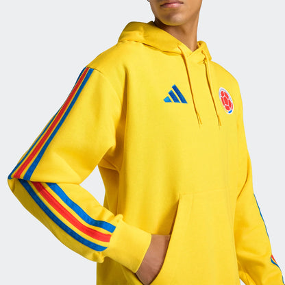 adidas Colombia DNA Soccer Fleece Hoodie Yellow