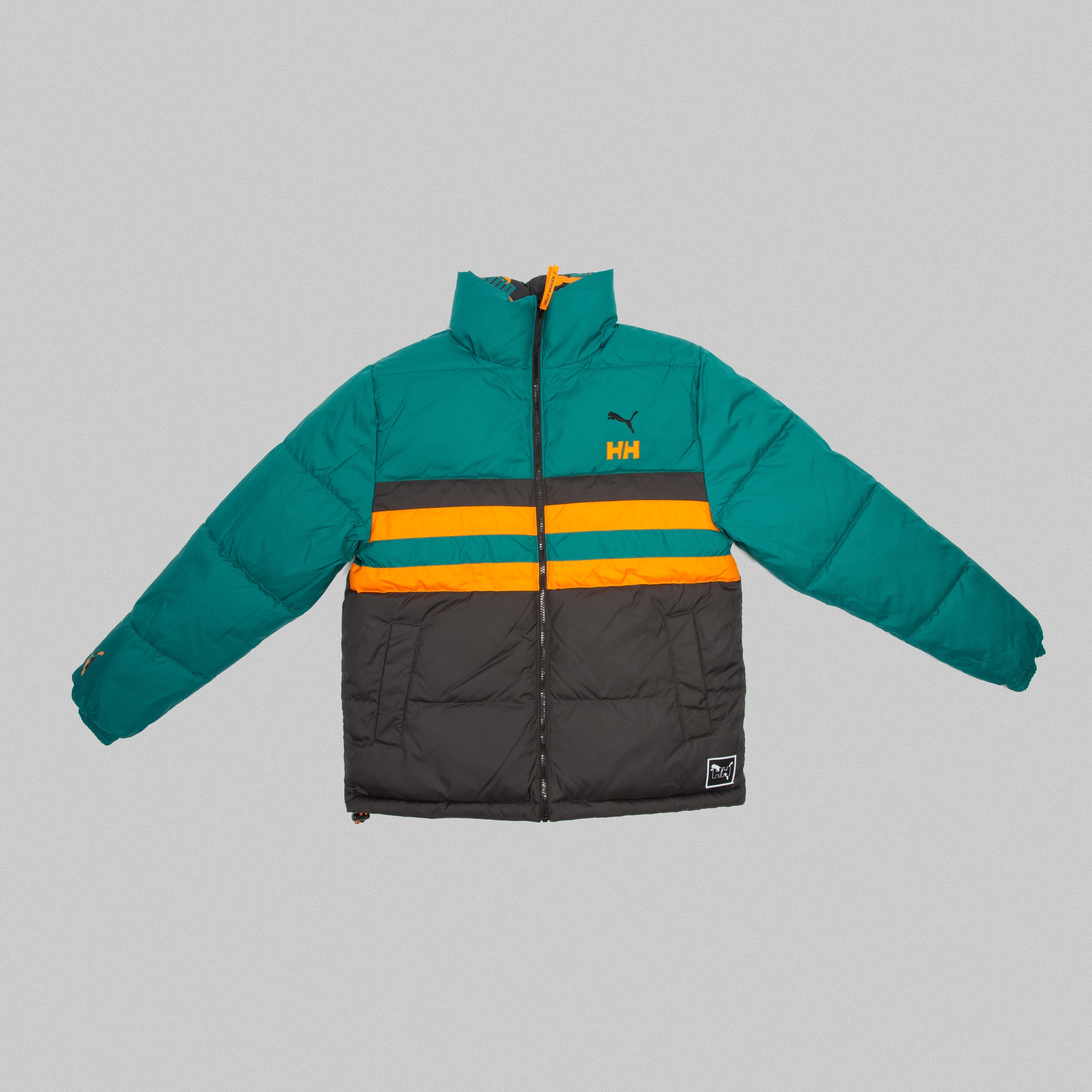 Puma X Helly Hansen Reversible Mens Jacket Teal Green