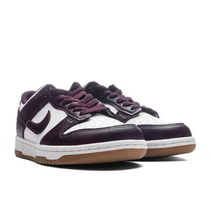 Dunk Low BG GS White Burgundy Crush Gum Light Brown
