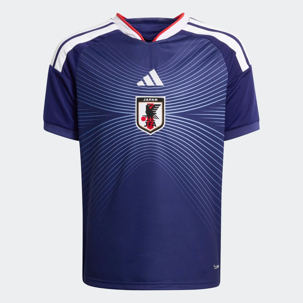adidas Japan Home Youth Soccer Jersey 2026 Blue