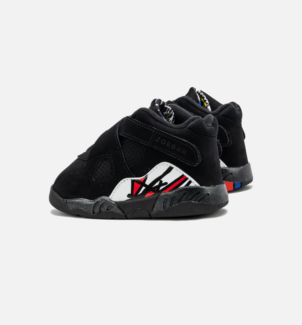 Air Jordan 8 Retro Playoffs Infant Toddler Lifestyle Shoe Black