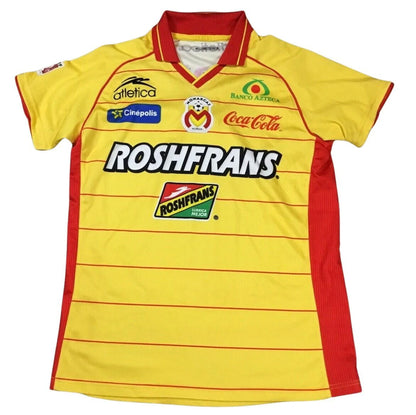 Atletica Morelia Home Jersey 11 12 Yellow Red