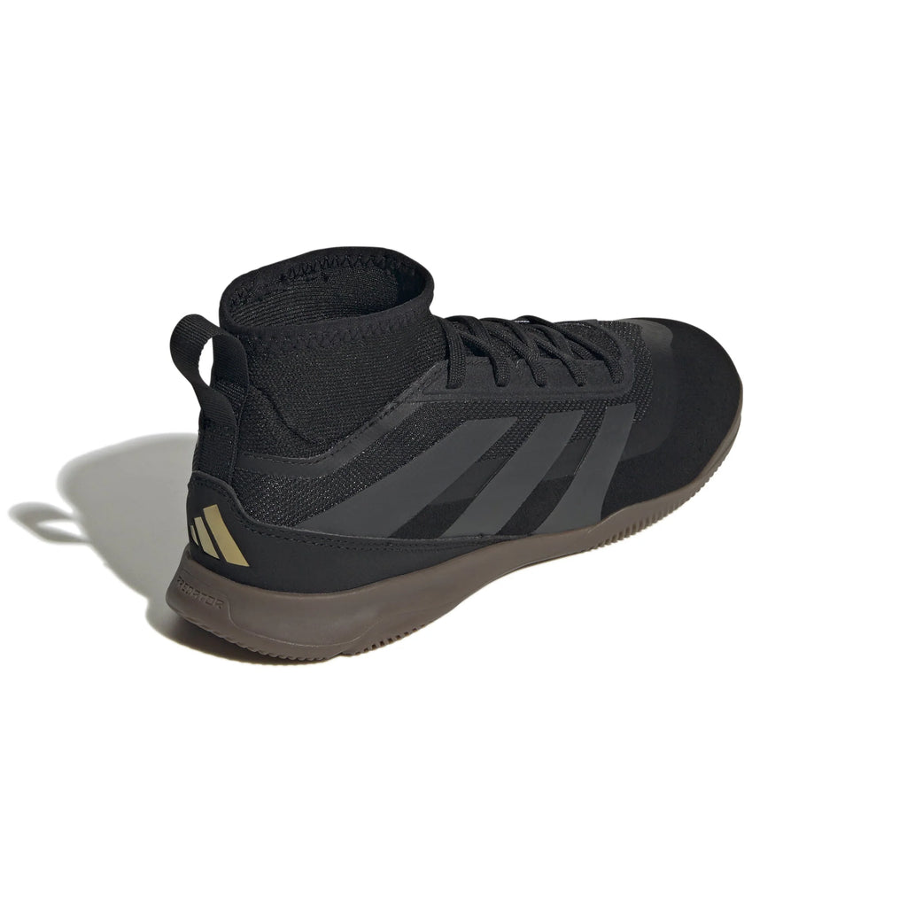 adidas Predator League IN Junior Indoor Soccer Shoes Black Carbon Gold
