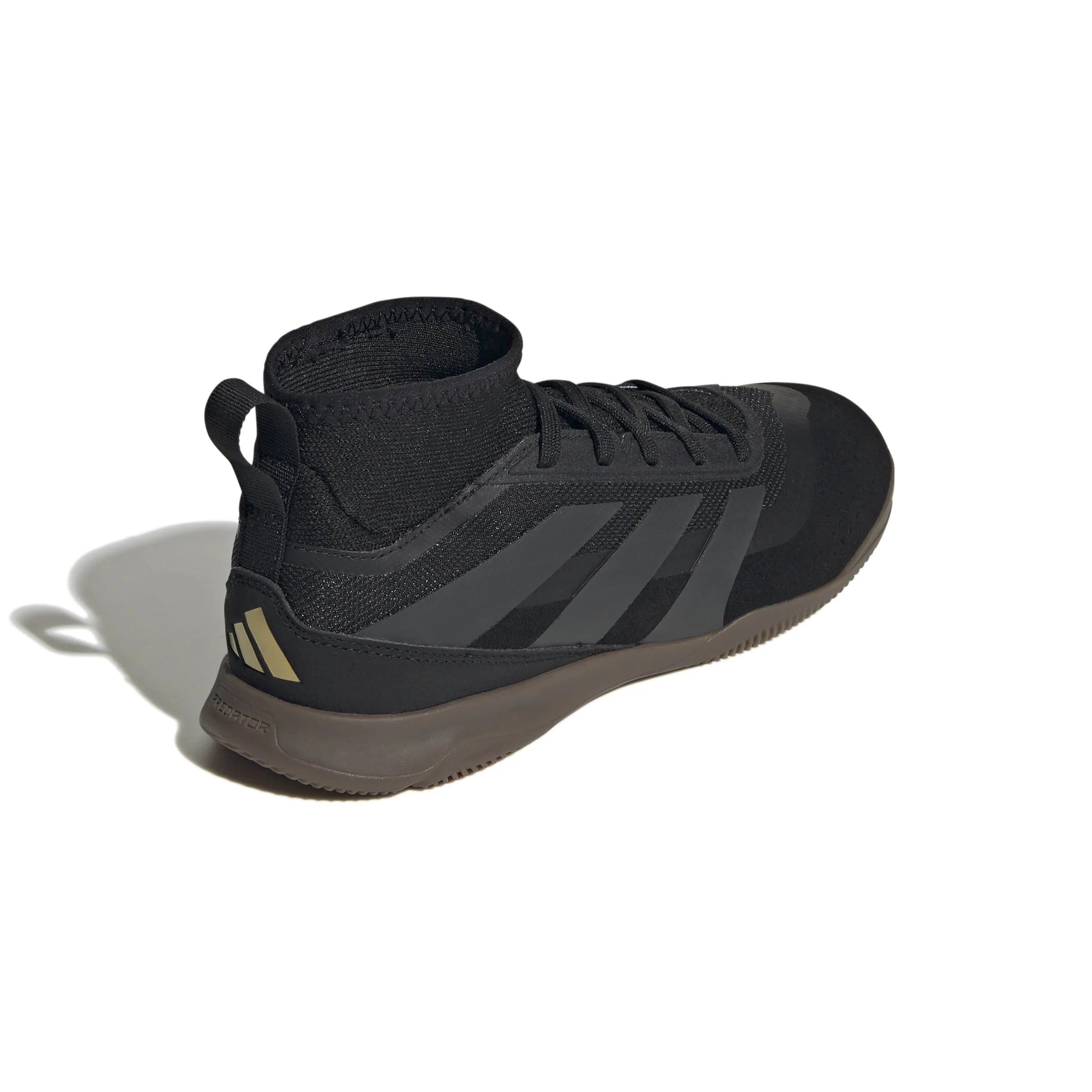 adidas Predator League IN Junior Indoor Soccer Shoes Black Carbon Gold