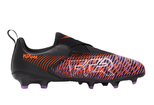 PUMA Future 8 Match Laceless FG AG Multi Ground Soccer Cleats Junior Black