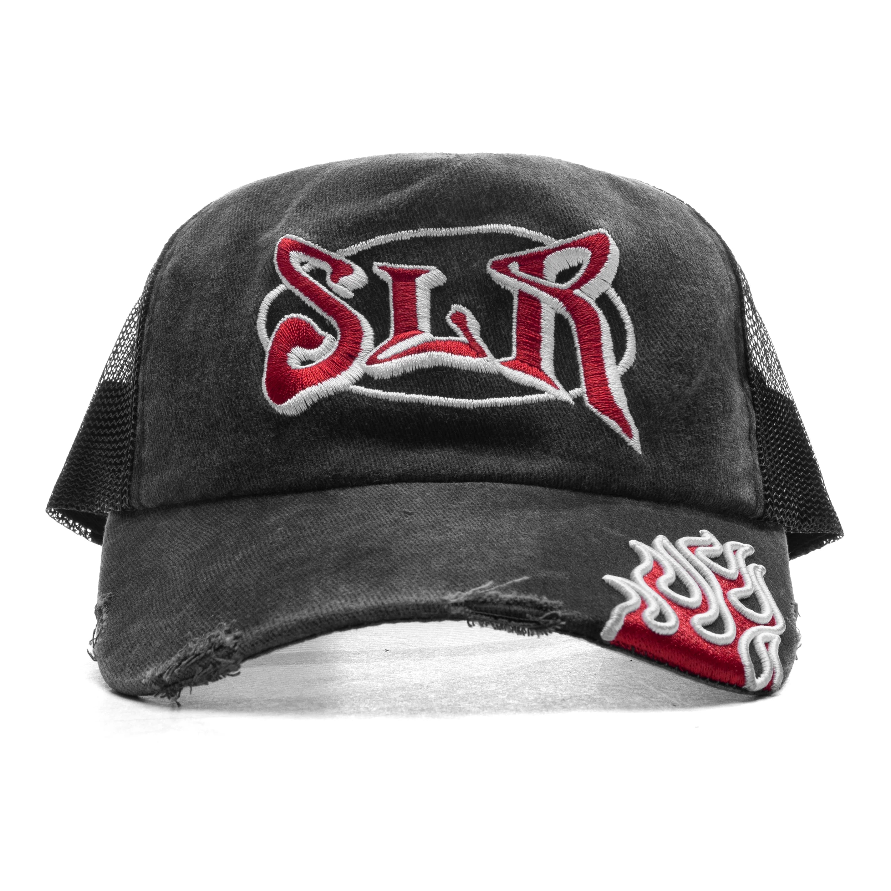 SLR Flame Hat Aged Black