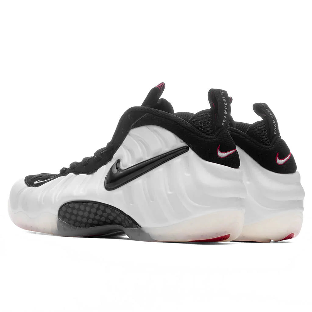 Air Foamposite Pro Pearl Pearl White White Black True Red