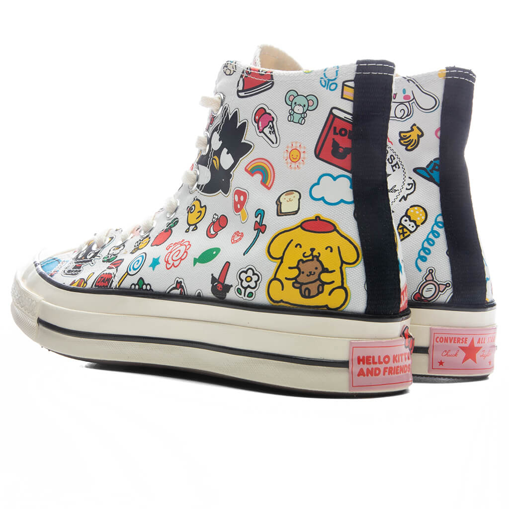 Converse x Hello Kitty Chuck 70 Hi White Pink Green
