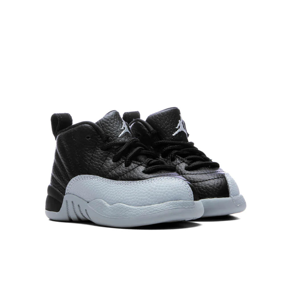 Air Jordan 12 Retro TD Barons Black Wolf Grey White