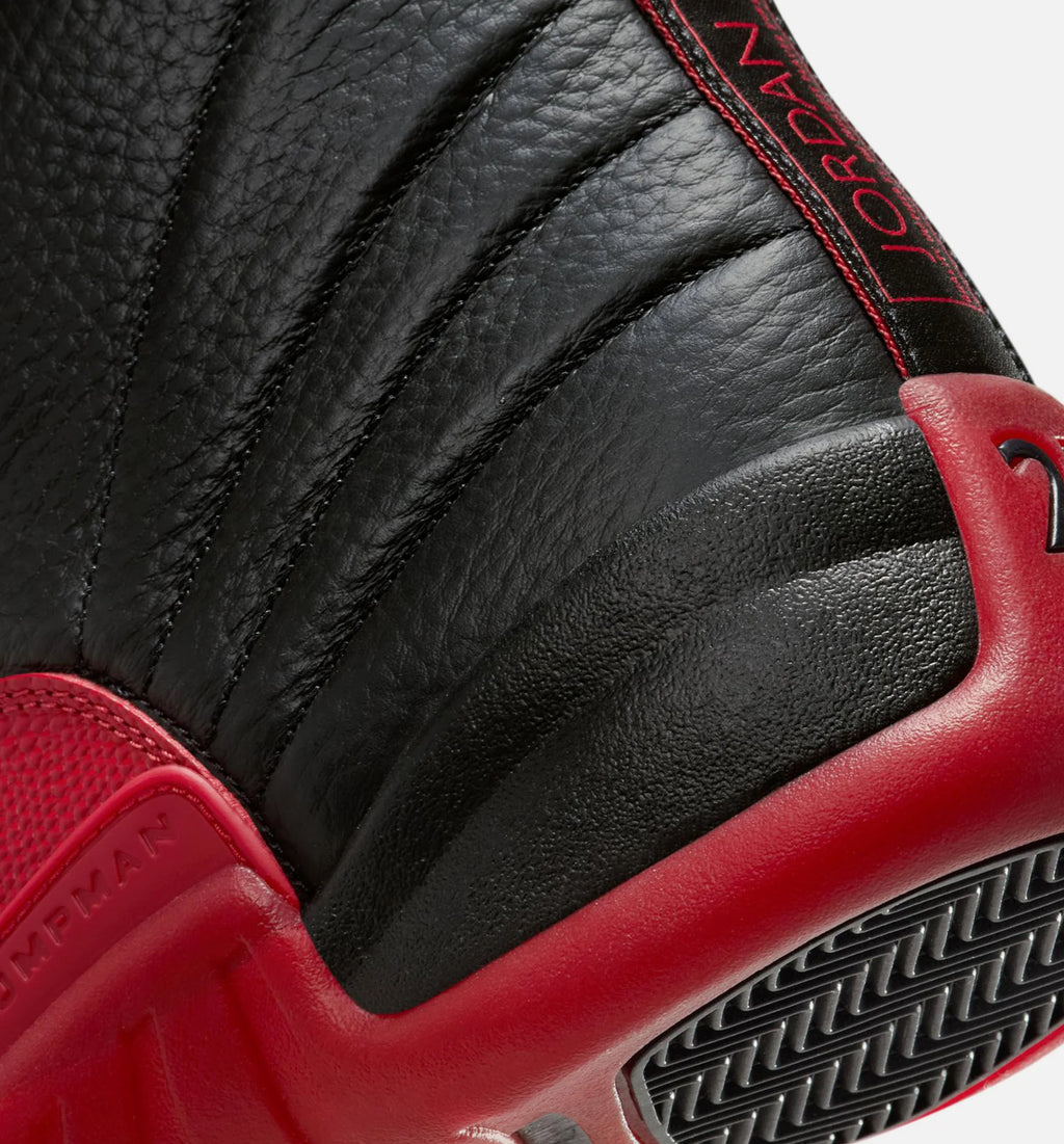 Air Jordan 12 Retro Flu Game Mens Lifestyle Shoe Black Varsity Red