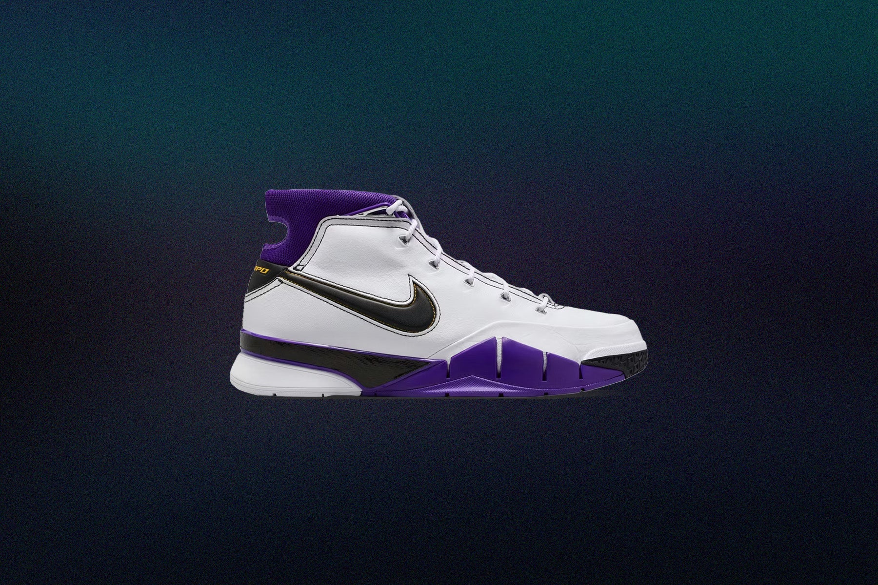 Kobe 1 Protro 81 Points White Black Court Purple