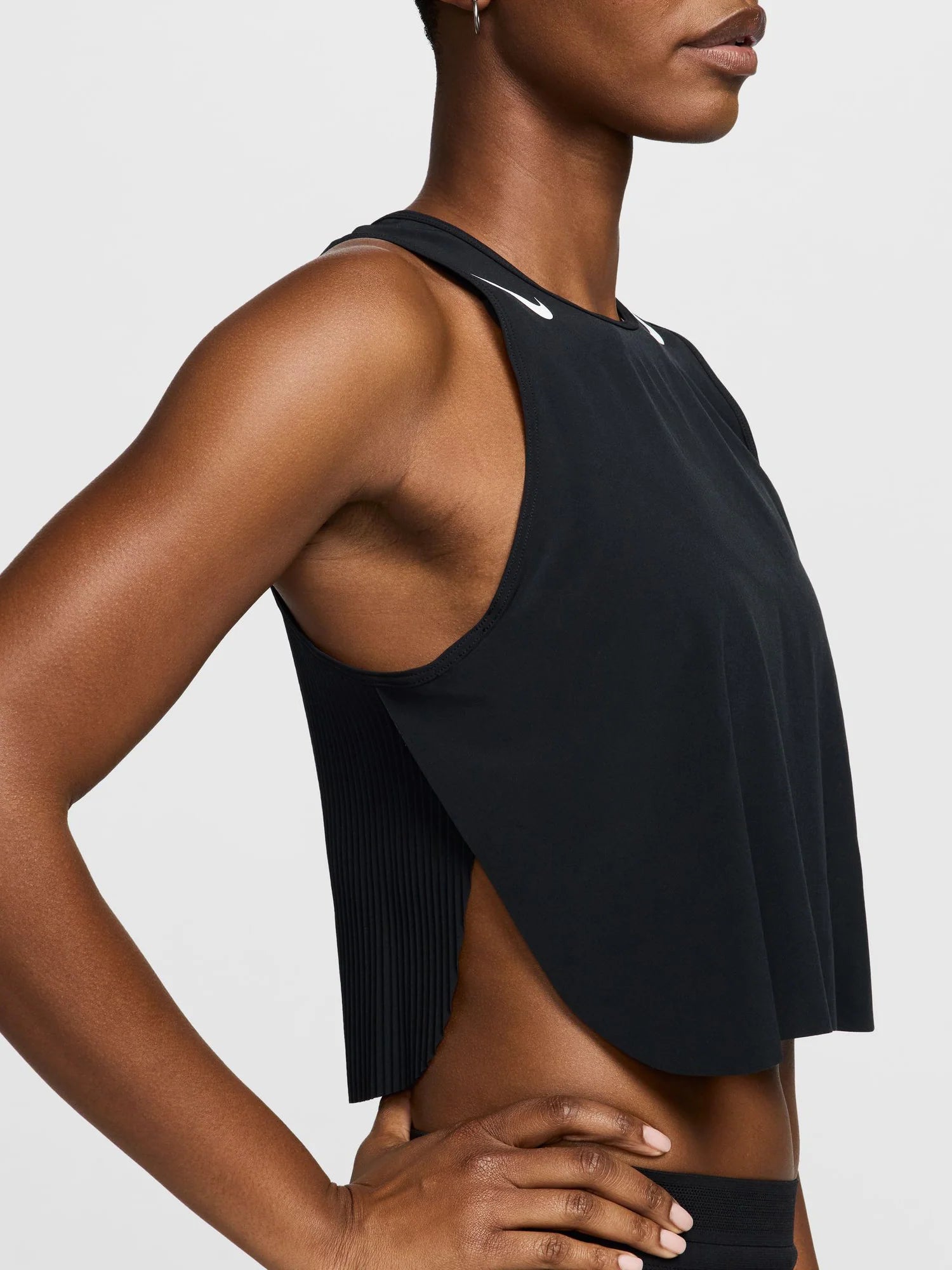 Nike Womens AeroSwift Dri FIT ADV Cropped Running Tank Top