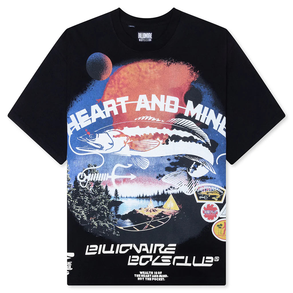 Hook S S Tee Black