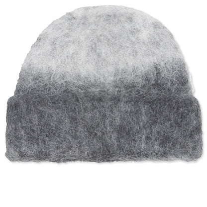 Ombre Knit Beanie Light Grey