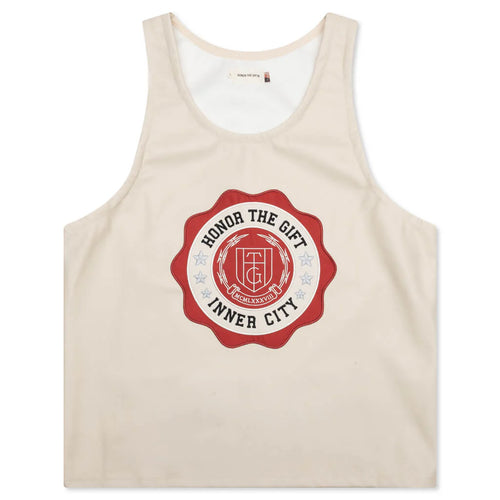 Vegan Leather Tank Bone