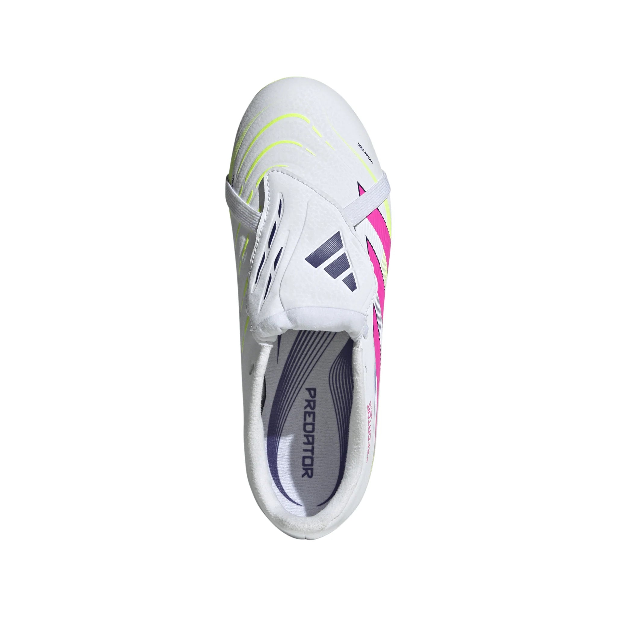adidas Predator League Fold Over Tongue Firm Ground Boots Junior White