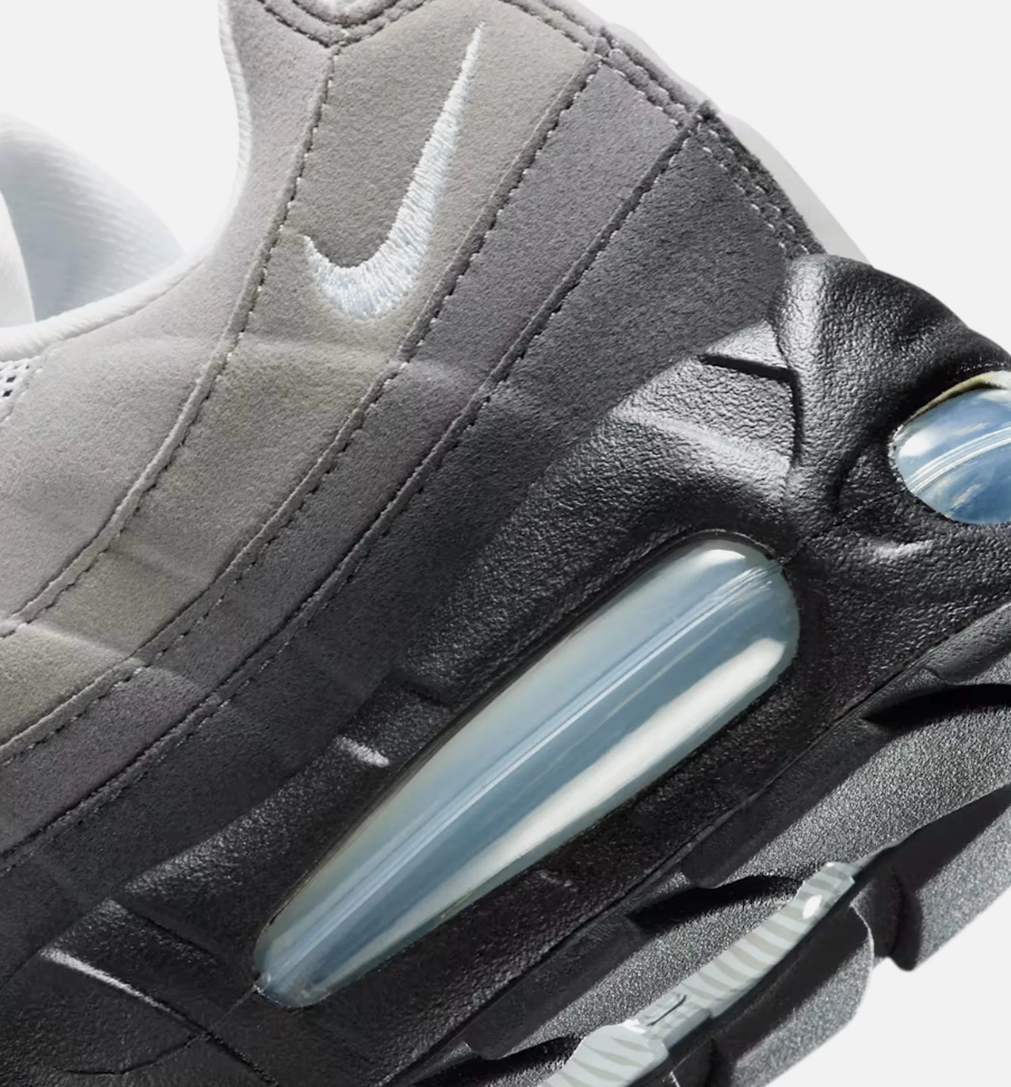 Air Max 95 Big Bubble Womens Lifestyle Shoe Black Blue Tint White Medium Grey Anthracite Light Graphite
