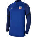 Nike Mens USA Soccer Strike Drill 1 4 Zip Top