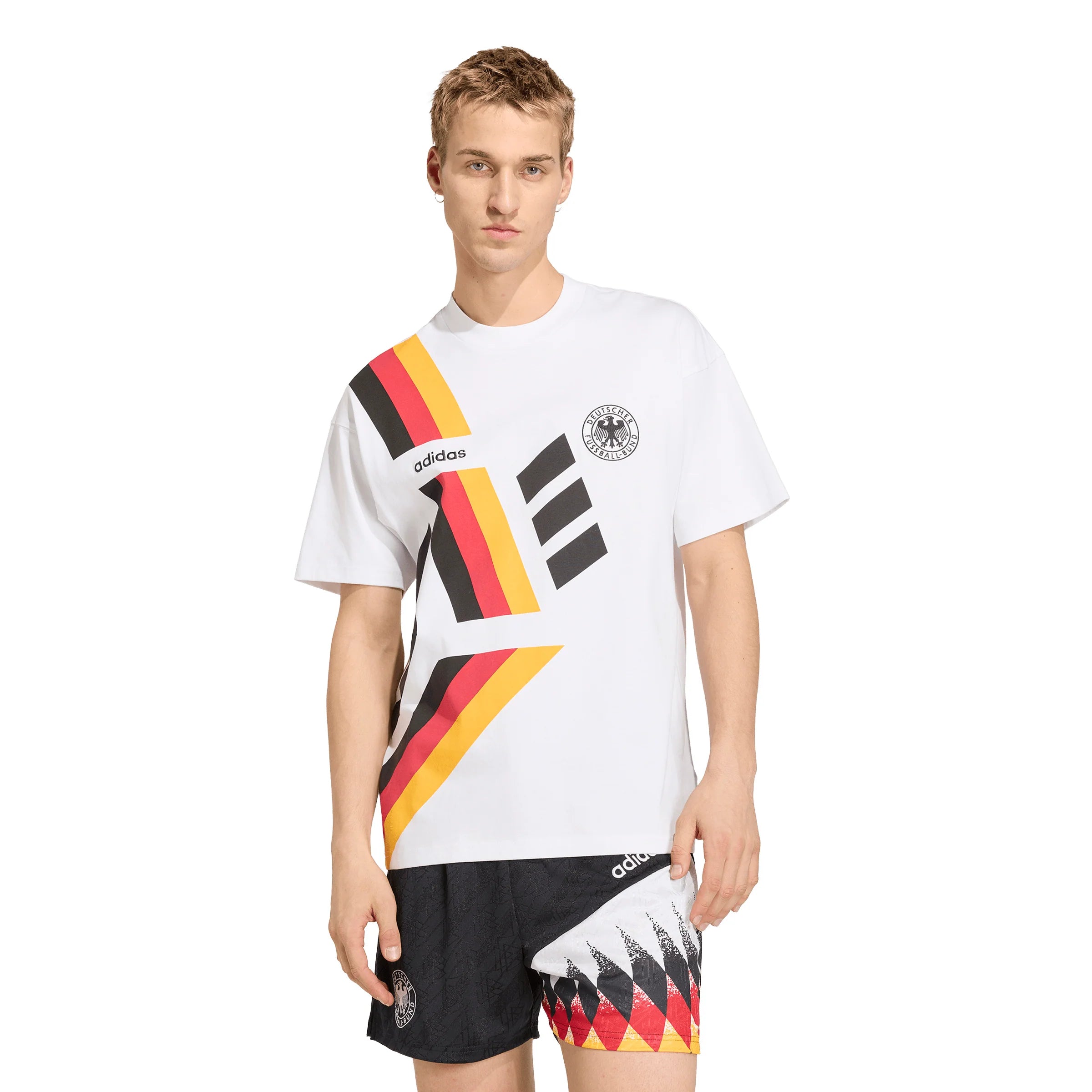 adidas Germany Mens Soccer T Shirt 1994 White