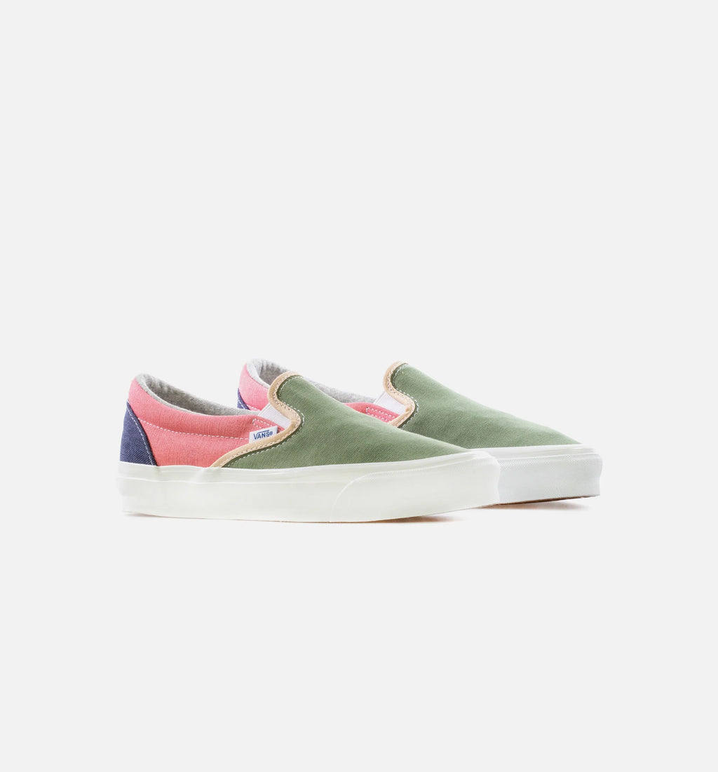 Geoff McFetridge Vault OG Classic SlipOn LX Mens Skate Shoe Green Multi