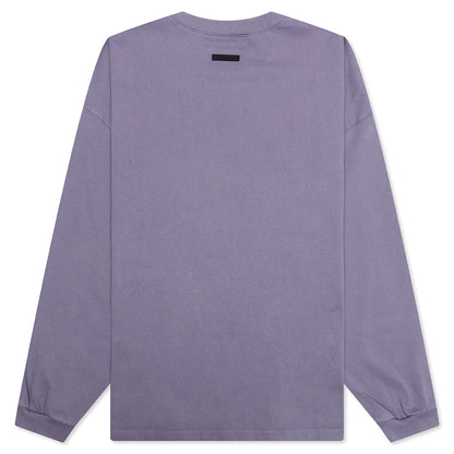 Heavy L S Tee Lavender