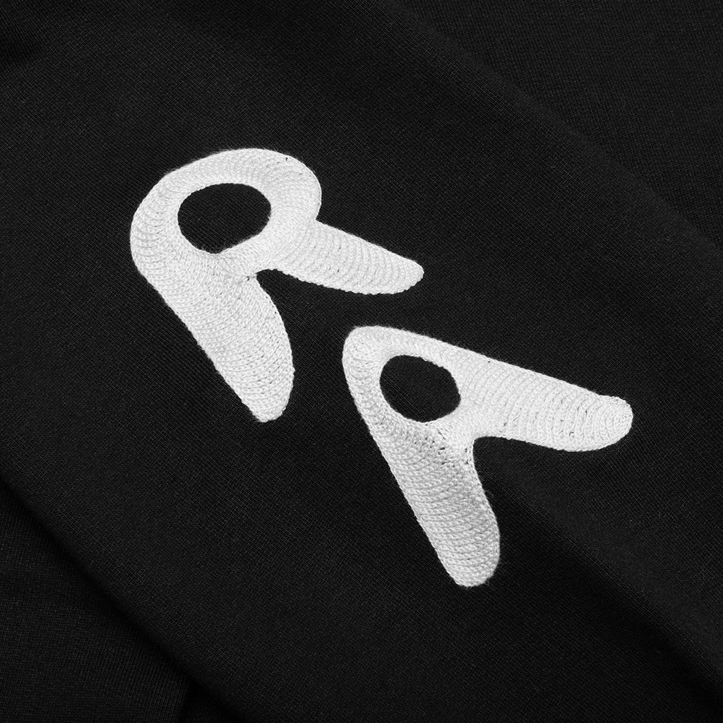 Zipped Pigeon Zip Hooded Sweatshirt Black