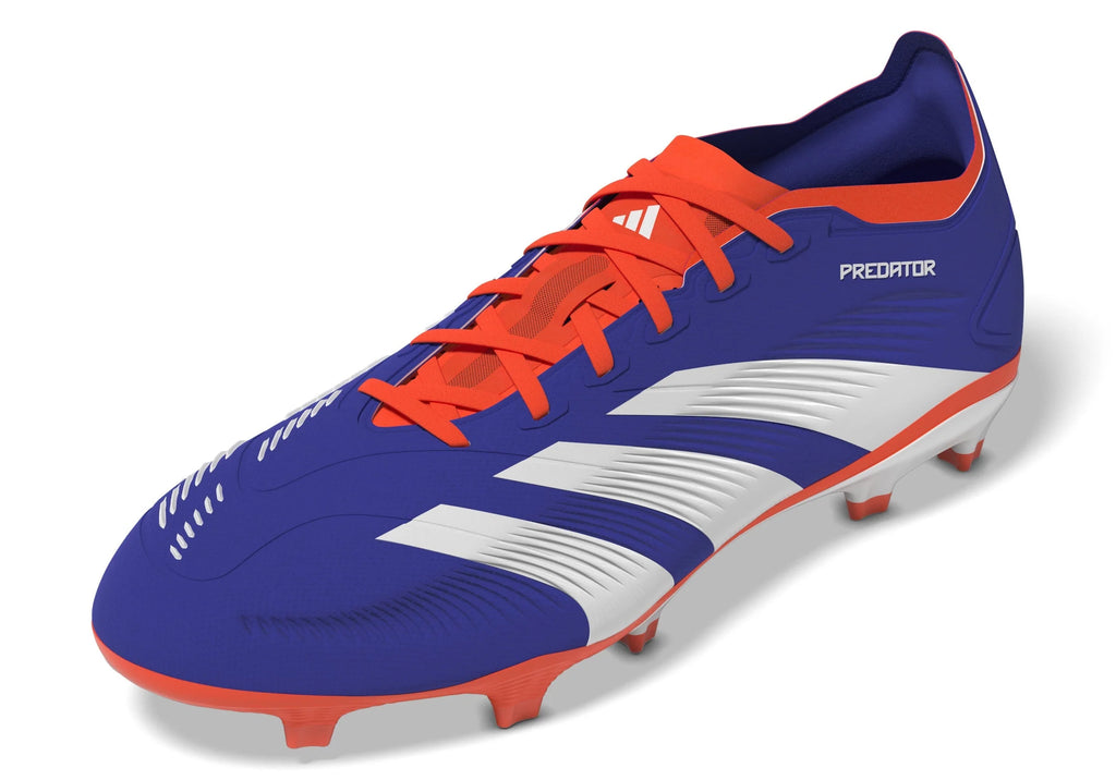 adidas Predator League FG Firm Ground Soccer Cleats Lucid Blue White Solar Red