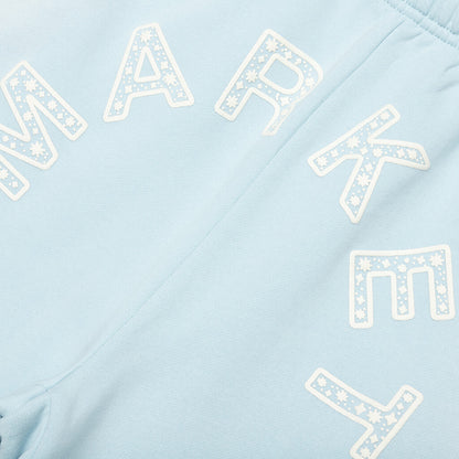 Starry Arc Fleece Short Ice Blue