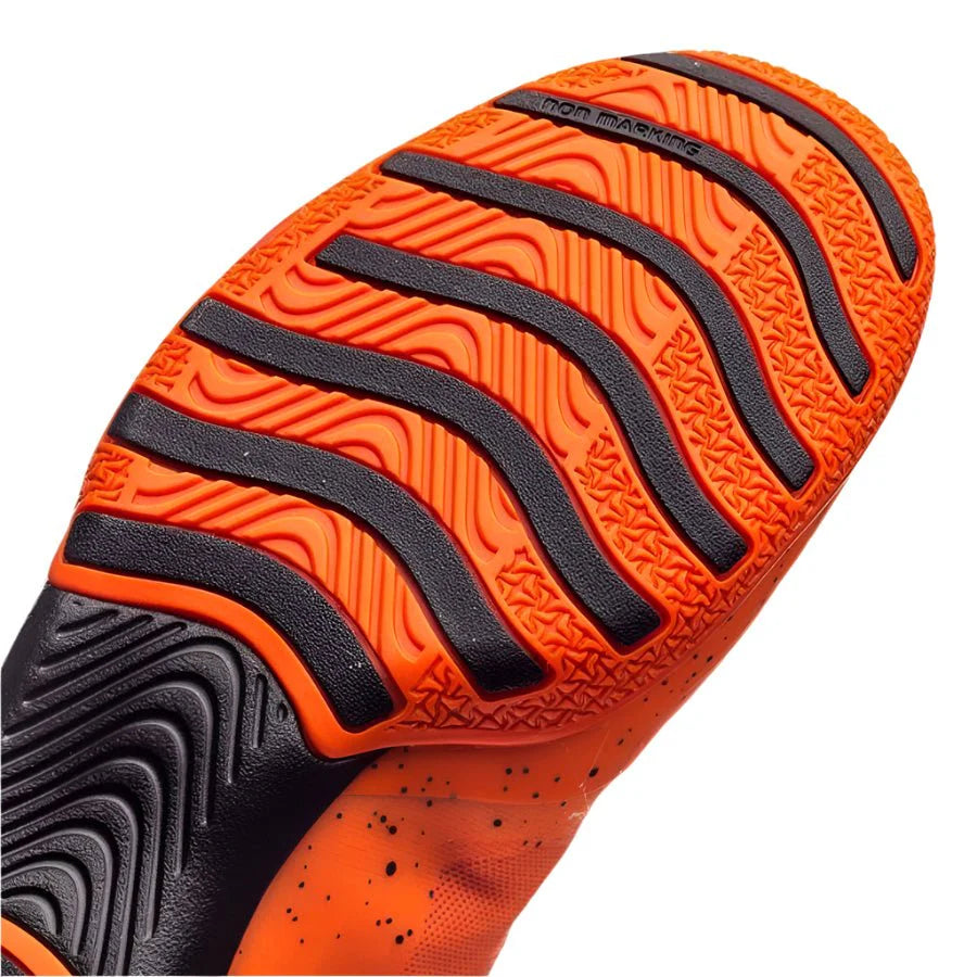 adidas X 151 Court Indoor Soccer Shoes Solar Orange White Black