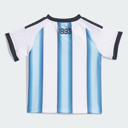 adidas Argentina Home Baby Soccer Mini Kit 26 White Blue